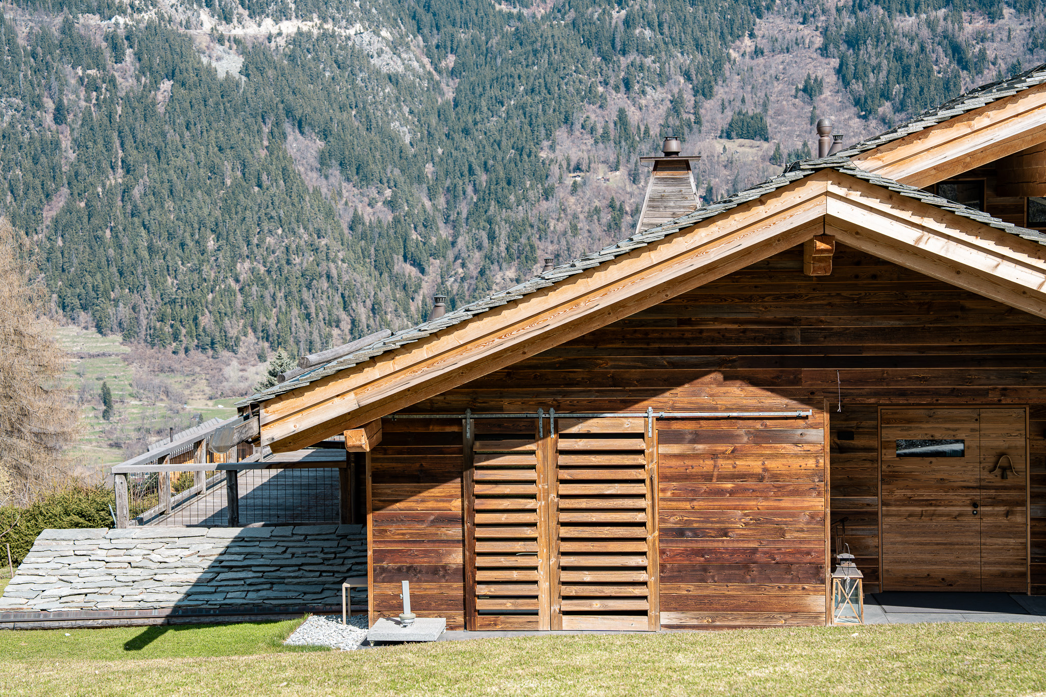 Chalet bois et montagne