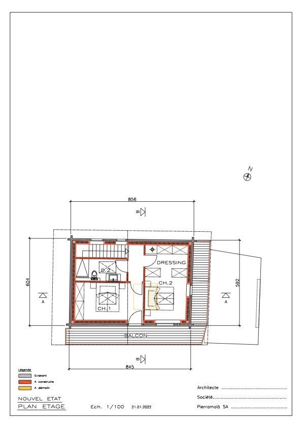Plan étage