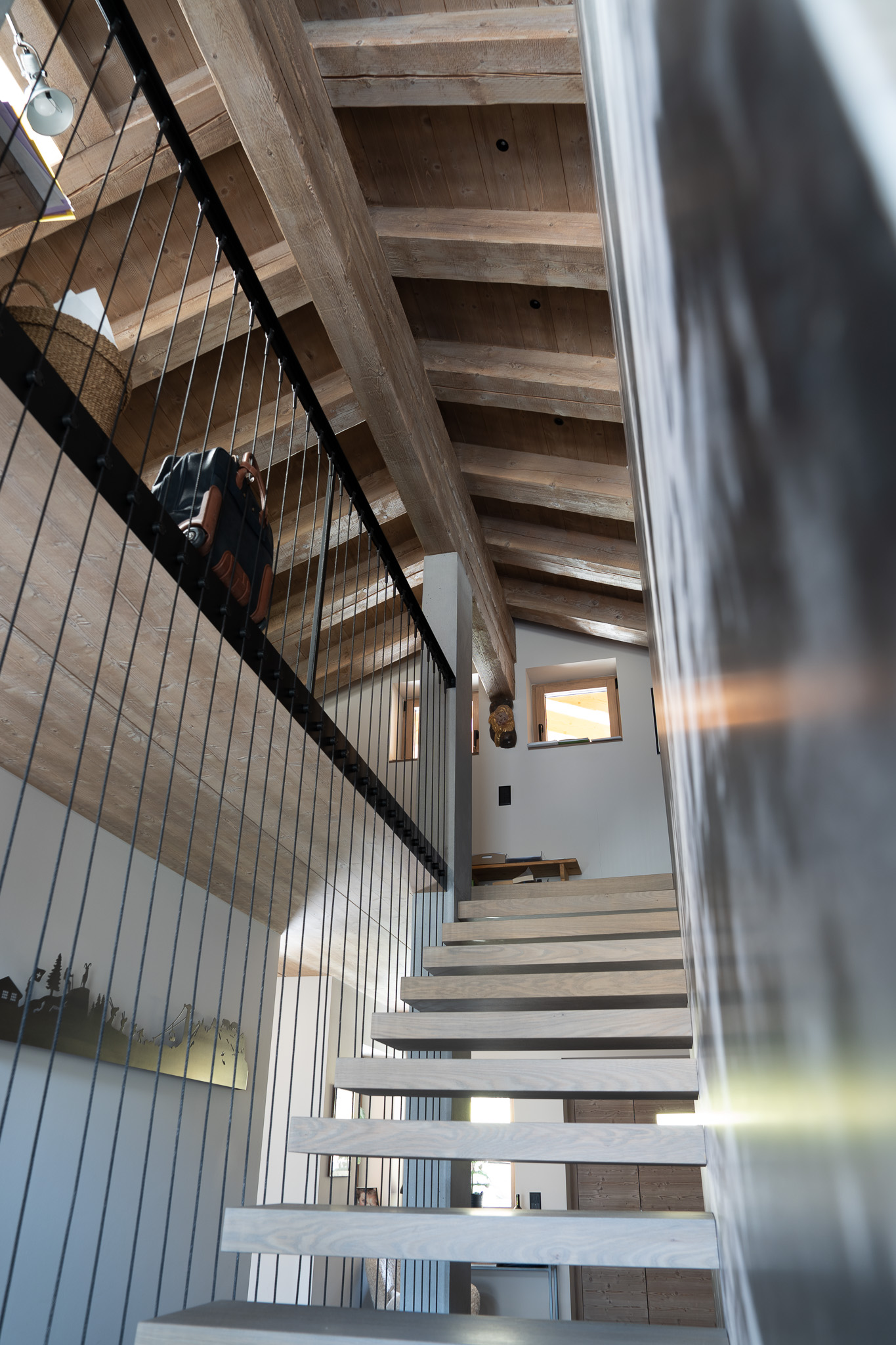 Escalier bois moderne