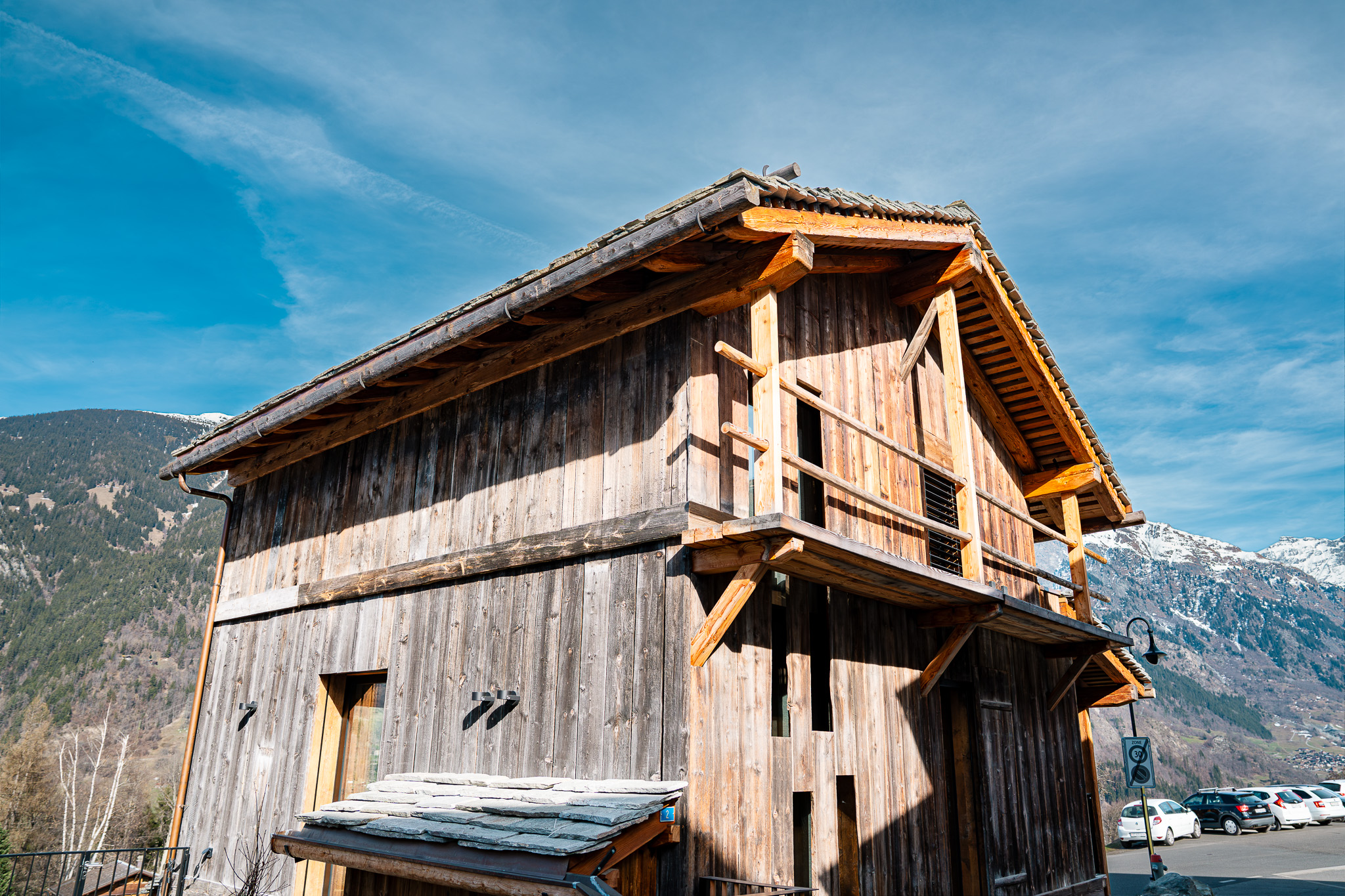 Grange convertie en habitation